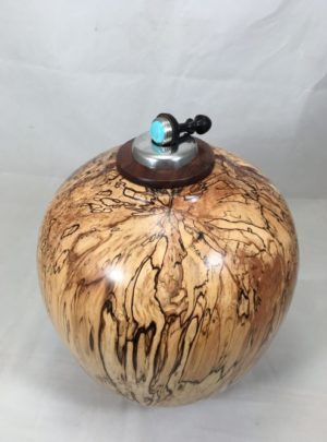 Spalted Maple Cremation Urn
