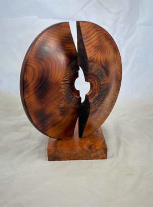 Black Cherry Burl Sculpture