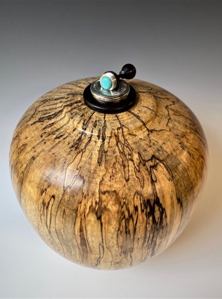 Spalted Maple Hollow Form 7