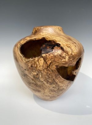 Maple Burl Hollow Form