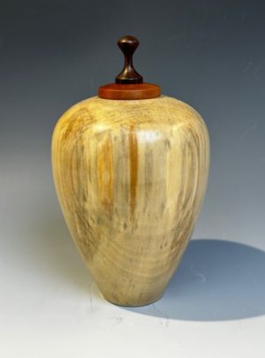 Spalted Holly Urn