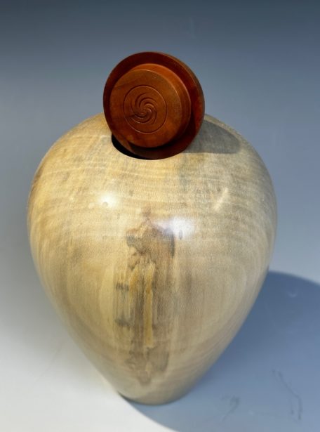 Spalted Holly Urn 3